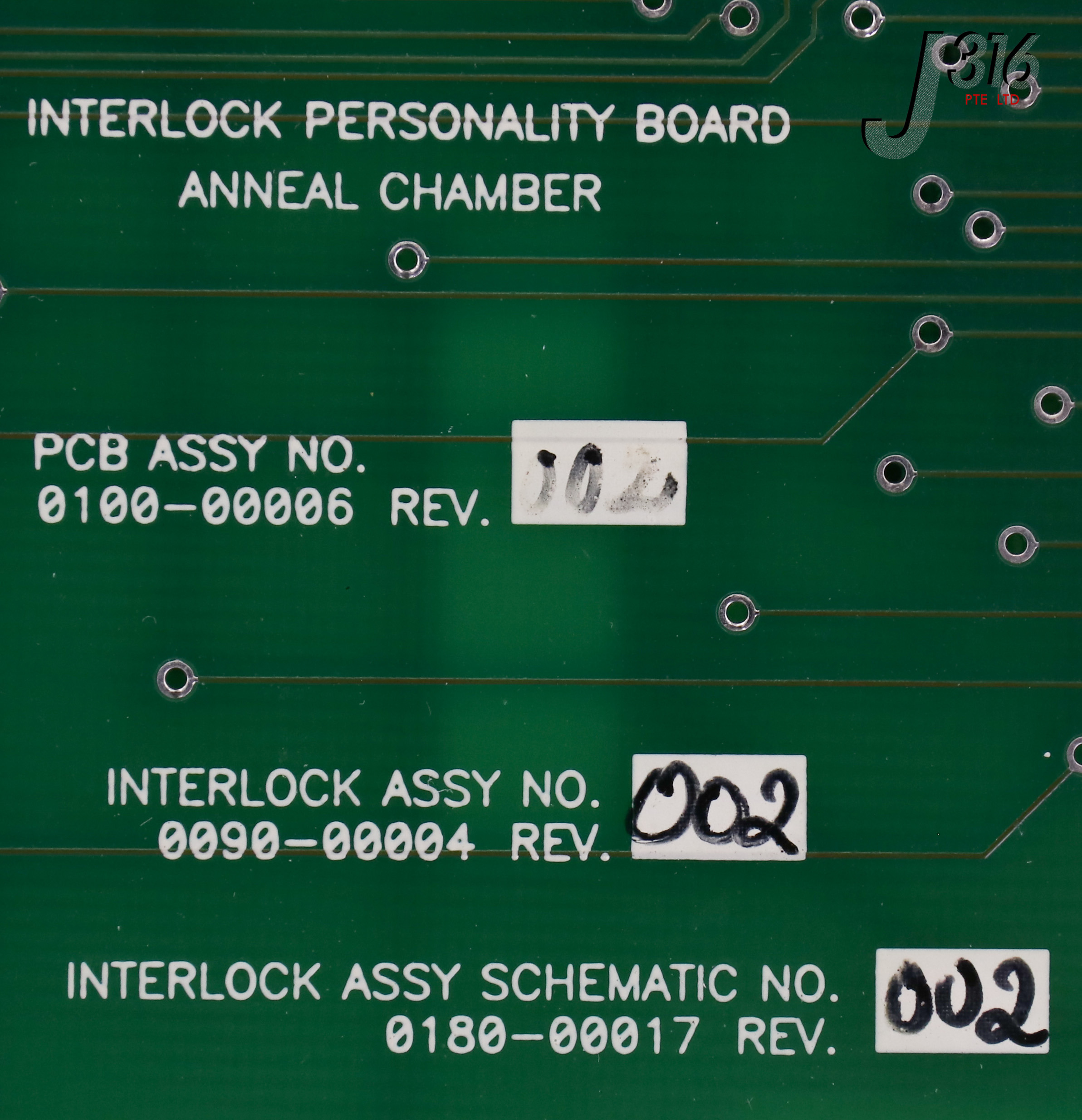 24923 APPLIED MATERIALS PCB, ANNEAL INTLK, 0100-00006, 0090-00004